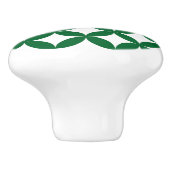 緑の七宝ラウンドセラミックノブ セラミックノブ (側面)