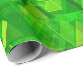 緑の三角形の"森林"はパターンを形づけます ラッピングペーパー (ロールコーナー)