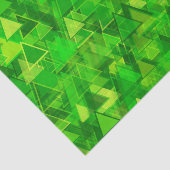 緑の三角形の"森林"はパターンを形づけます 薄葉紙 (詳細)
