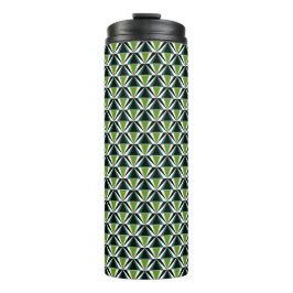 緑の三角形パターン タンブラー