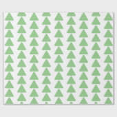 緑の三角形プリント ラッピングペーパー (フラット)