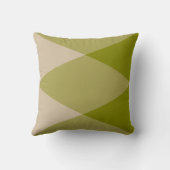 緑の三角形 クッション (裏面)