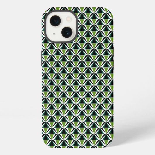緑の三角形 iPhoneケース (裏面)