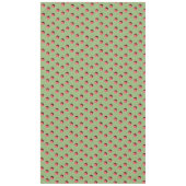 緑の上にピンクのアイスクリームカップ テーブルクロス (正面)