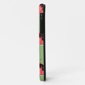 緑の上にピンクのアイスクリームカップ Case-Mate iPhoneケース (裏面/左)