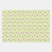 緑の上に豪華な牡丹淡い色のを ラッピングペーパーシート (正面2)