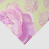 緑の上に豪華な牡丹淡い色のを 薄葉紙 (詳細)