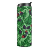緑の上のブラックベリー タンブラー (回転左)