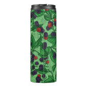 緑の上のブラックベリー タンブラー (裏面)