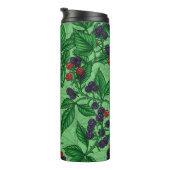 緑の上のブラックベリー タンブラー (回転右)