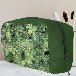 緑の上の葉神経植物の花柄 ドップキット