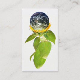 緑の世界のプロフィールカード 名刺