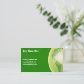 緑の世界の地球、ここのあなたの名前、 名刺 (スタンド正面)