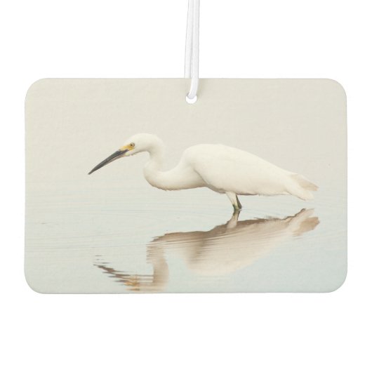 緑の丘の上の池 カーエアーフレッシュナー (裏面)