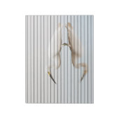 緑の丘の上の池 ノートパッド (回転)