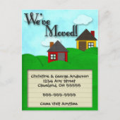 緑の丘の動く発表 案内ポストカード (正面)