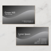 緑の丘陵3 名刺 (正面/裏面)