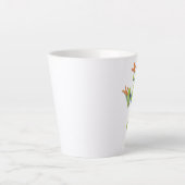 緑の両生類の樹齢カエル カフェラテマグ (正面)