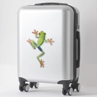 緑の両生類の樹齢カエル シール