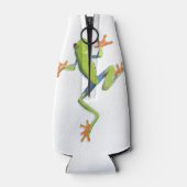 緑の両生類の樹齢カエル ボトルクーラー (裏面)