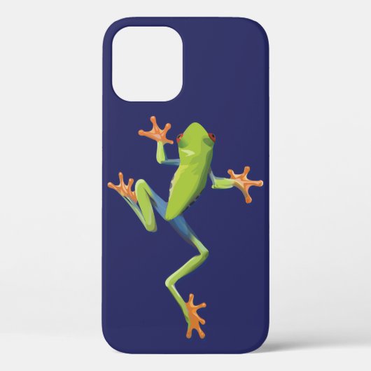 緑の両生類の樹齢カエル Case-Mate iPhoneケース (裏面)