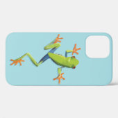 緑の両生類の樹齢カエル Case-Mate iPhoneケース (裏面 (横))