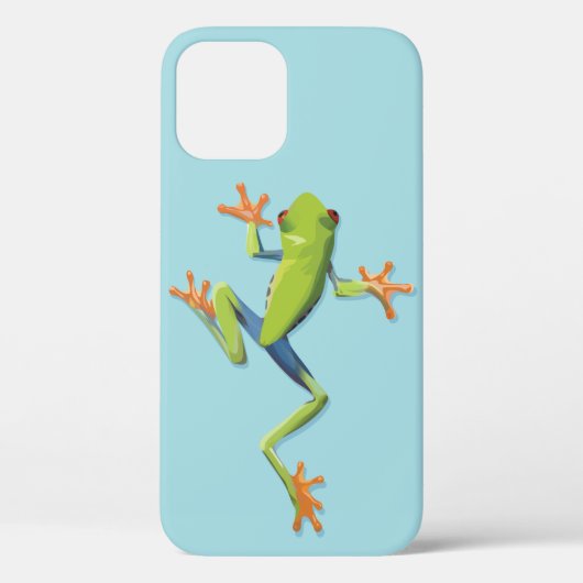 緑の両生類の樹齢カエル Case-Mate iPhoneケース (裏面)