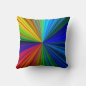 緑の両面抽象芸術枕デザイン クッション (裏面)