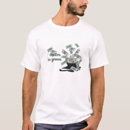 緑の中で夢見る Tシャツ