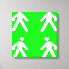 緑の中を歩く キャンバスプリント