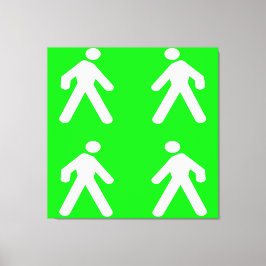 緑の中を歩く キャンバスプリント