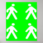 緑の中を歩く ポスター (正面)