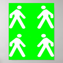 緑の中を歩く ポスター