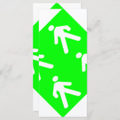 緑の中を歩く メニュー (正面/裏面)