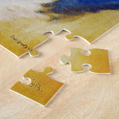 緑の中心を持つ絵画(ワシリー・カンディンスキー) ジグソーパズル (側面)