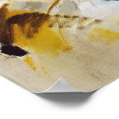 緑の中心を持つ絵画 ワシリー・カンディンスキー ポスター (角)