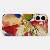 緑の中心を持つ絵画(ワシリー・カンディンスキー) Case-Mate iPhoneケース (裏面 (横))