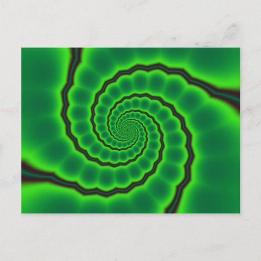 緑の事の郵便はがき ポストカード (正面)