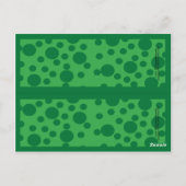 緑の人魚と人魚のしおり ポストカード (裏面)