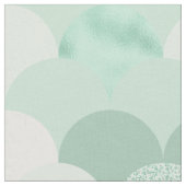 緑の人魚はかりで測のひいさま ファブリック (クローズアップ)