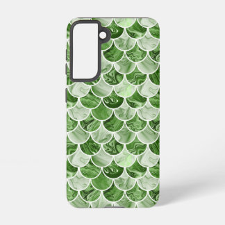 緑の人魚はかりで測 SAMSUNG GALAXY S21ケース