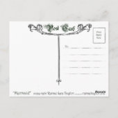 緑の人魚 ポストカード (裏面)