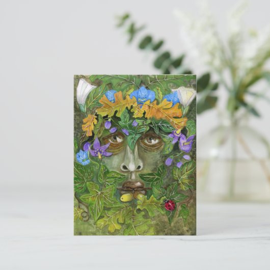 緑の人 ポストカード (スタンド正面)