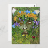 緑の人 ポストカード (正面/裏面)