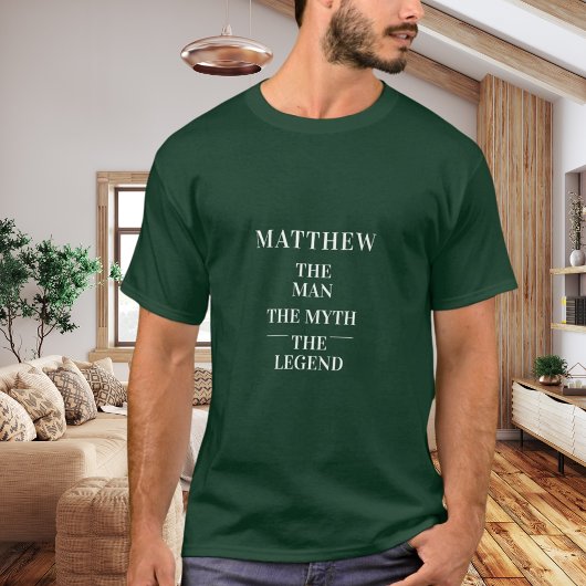 緑の伝説の名前 Tシャツ