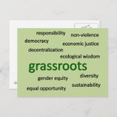 緑の価値と哲学2 ポストカード (正面/裏面)