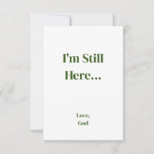 緑の信仰まだここに…愛、神のカード