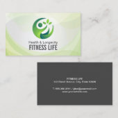 緑の健康ロモダンゴ | フィットネス栄養 名刺 (正面/裏面)