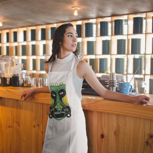 緑の儀式のトライバル スタンダードエプロン