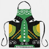 緑の儀式部族 エプロン (正面)